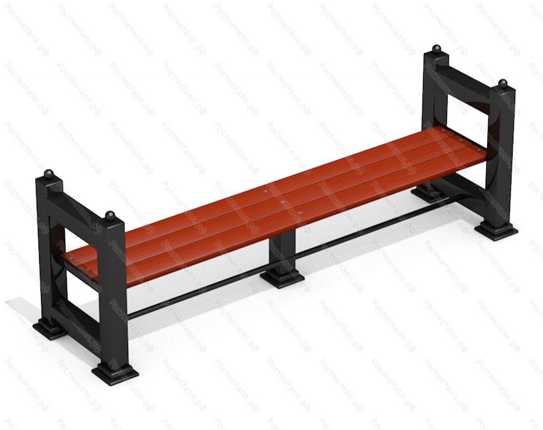 Лавка парковая Комфорт без спинки 4103